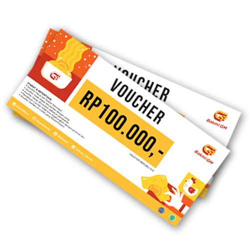 E- VOUCHER BAKMI GM 100RB